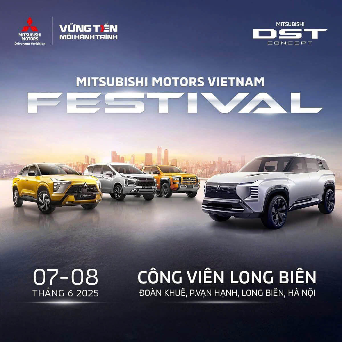 DST XFORCE MITSUBISHI MOTORS VIỆT NAM FESTIVAL 2025 - KHỞI ĐỘNG HÀNH TRÌNH ĐỘT PHÁ